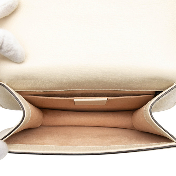 Pre-Loved Gucci Small Calfskin Web Linea Butterfly Totem Crossbody - Picture 4 of 7